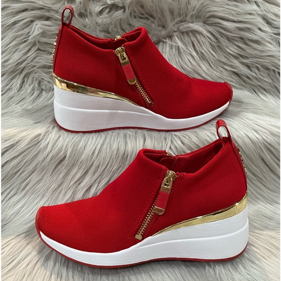 DKNYC Shoes - DKNY fashion sneakers RED
